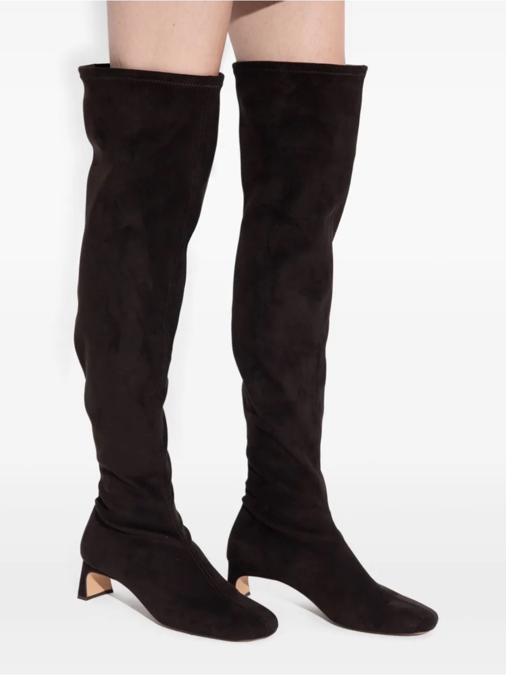 Odissi Francoise Over-the-Knee Dark Chocolate Faux Suede Women's Boots